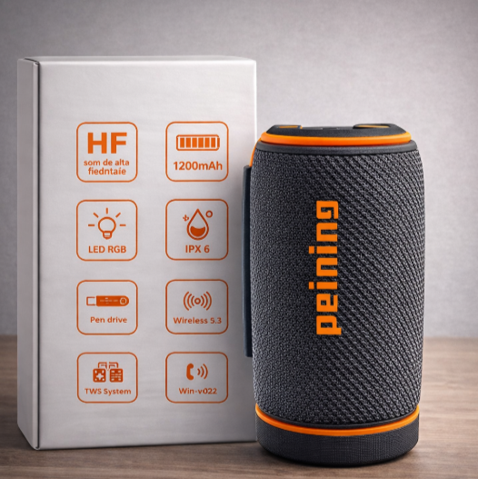 Caixa de Som Bluetooth Portátil