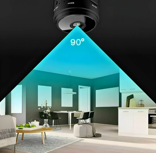 Mini Câmera Espiã A9 Wifi com Sensor e Visão Noturna