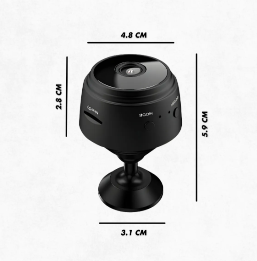 Mini Câmera Espiã A9 Wifi com Sensor e Visão Noturna